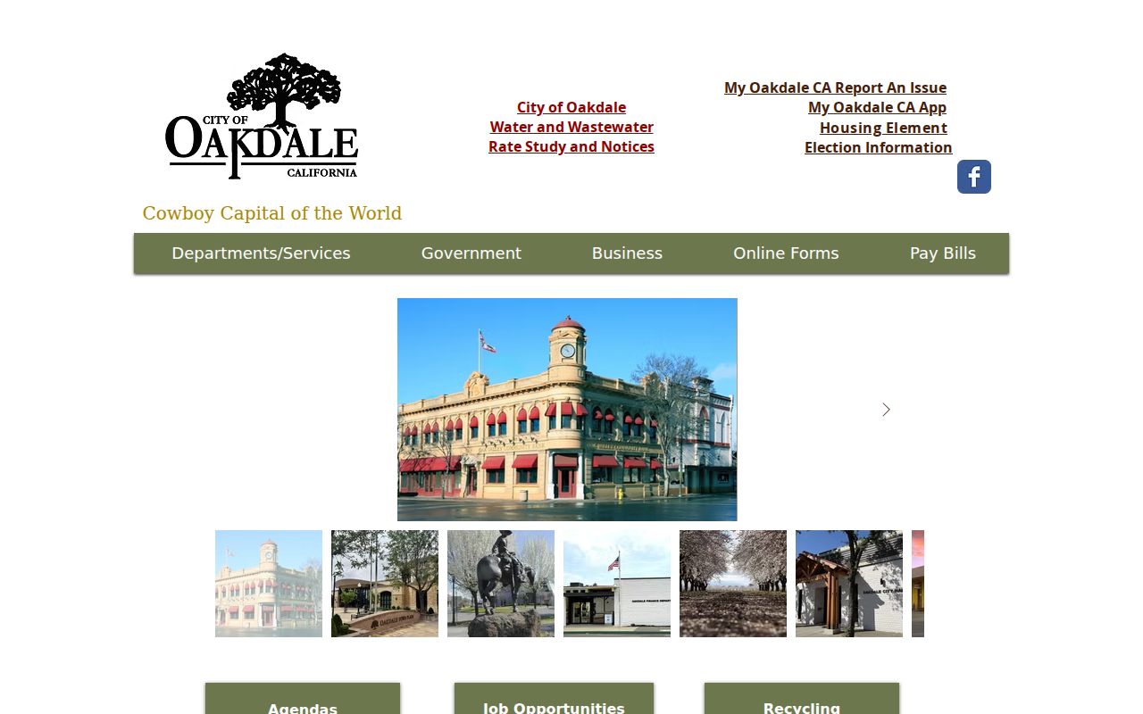 Oakdale people search official city website